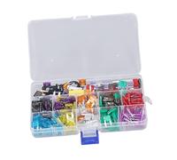 Acouto Assortiment de 203 Fusibles de Voiture de Type Lame avec Stylo de Test d'extracteur pour Camions, Navires SUV au Fusible du Véhicule et Kit FINE Les Lignes Principales électriques Fusionnent