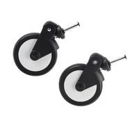Acouto Baby Stroller Wheels Rubber Accessories Sturdy 360 Degree Rotation