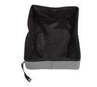 Acouto Bac à Litière Pliable pour Chat en Tissu Bac à Litière Portable pour Chat Extérieur pour Voyage L Gris Peut être un Matériau pour fabriqué en Oxford et Non en Boîte, Dont le Matériau Est (GREY)