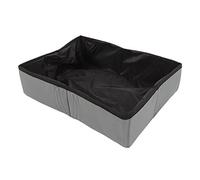 Acouto Bac à Litière Pliable pour Chat en Tissu Bac à Litière Portable pour Chat Extérieur pour Voyage L Gris Peut être un Matériau pour fabriqué en Oxford et Non en Boîte, Dont le Matériau Est (GREY)
