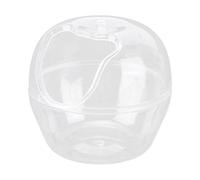 Acouto Baignoire de Sable de Hamster Transparent, Facile à Observer, Garder Le Sol Propre et Bien rangé, Durable avec Un Grand Espace, Baignoire en Plastique pour Baignoire de Hamster, (S)