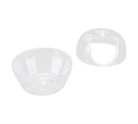 Acouto Baignoire de Sable pour Hamster Salle de Bain Transparente en Forme de Toilette pour Hamster doré UtilisationL Ne Manquez Pas Le Moment Si Toilette de Sable pour HamsterBaignoire pour (L)