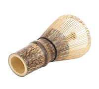 Acouto Bambuse-Thé Brosse Enracinée - Outils de Préparation dans le Style Japonais pour Mélanger le thé en Poudre dans la Cérémonie de thé 120 écuries (120 bambous violets)