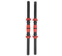 Acouto Barres D'haltères de 50 Cm avec Poignée en Caoutchouc, Adaptées à Plusieurs Exercices, 2 Pcs pour le Poids de la Maison