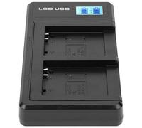 Acouto Batterie d'Appareil Photo Portable pour Appareil Photo USB NB-6L avec écran LCD, Affiche Chaque état du Chargeur de Batterie d'Appareil PhotoChargeur 'Appareil PhotoBatterie pour Appareil