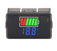 Acouto Batterie Numérique avec Rétroéclairage LED Mettage de Tension de Batterie pour la Voiture Motorcycle DC 8? 100V Red Backlight The It It et Mesure Power and Battery Lithium Support