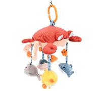 Acouto Berceau Mobile pour Lit de bébé, Hochets Suspendus en Peluche, Cloche de Crabe, Jouets, Pendentif de Poussette pour nouveau-né, Ensemble de Crabe en Peluche TM257 Il y a 4 Types de Jouets