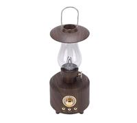 Acouto Bluetooth Speaker Portable Vintage Petit Haut-Parleur Bluetooth, Veilleuse Vintage en Plastique avec Puissance 5 W, Lecteur de Musique Portable pour la Maison et l'extérieur
