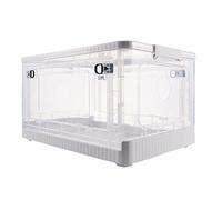 Acouto Boîte de Séchage pour Animaux de Compagnie, Extra Silencieuse, Séchage Rapide, pour Chats et Petits Chiens, Grand Espace, Transparent, Pliable