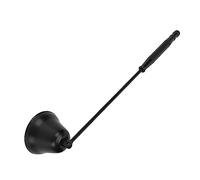 Acouto Bougies en Acier Inoxydable - Singard Vintage Chandelle pour la Fumée - Extinction des Bougies sans Fumée (Black)
