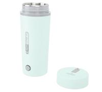 Acouto Bouilloire électrique Chauffante, Contrôle Intelligent, Combustion à Sec, 350 Ml, Isolation Portable, Tasse Chauffante pour Voyage en Voiture, 24 V, 140 W, Portable avec Bouilloire Compacte