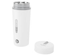 Acouto Bouilloire électrique Chauffante, Contrôle Intelligent, Combustion à Sec, 350 Ml, Isolation Portable, Tasse Chauffante pour Voyage en Voiture, 24 V, 140 W, Portable avec Bouilloire Compacte