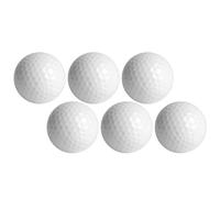 Acouto Boules de Lumineuses LED 6 Pièces, Caoutchouc Synthétique Phosphorescent, pour Entraînement de Nuit et de Jour (Orange)