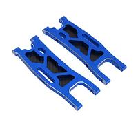 Acouto Bras de Suspension Arrière de Voiture RC Bras Oscillant en Alliage d'Aluminium Kit de Plaque de Carbone Anti-poussière pour Voiture Télécommandée 1/8 Luge Le Matériau en Aluminium Rouge Est