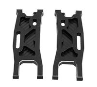 Acouto Bras de Suspension Arrière de Voiture RC Bras Oscillant en Alliage d'Aluminium Kit de Plaque de Carbone Anti-poussière pour Voiture Télécommandée 1/8 Luge Le Matériau en Aluminium Rouge Est