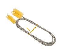 Acouto Brosse de Tuyau de Filtre d'aquarium Pliable et Flexible à Double extrémité, Brosse de Nettoyage de Tuyau pour Aquariums, Pompes et Tuyaux Bleu Est de Nettoyage Qui et la Tête en Nylon sont