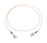 Acouto Câble d'alimentation SC316 BNC de 3,3 Pieds, Câble de Raccordement Coaxial à Faible Perte BNC Mâle vers Mâle, Haute Résistance SC-316 Durable, Perte à Haute et Utilisation Utilise un vers