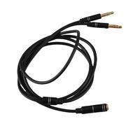 Acouto Câble Répartiteur Adaptateur de Distribution Prise Casque de Téléphone Portable vers Ordinateur Portable écouteur Microphone 1 Mètre Microphones Câbles Répartiteur Câble Audioadaptateur de