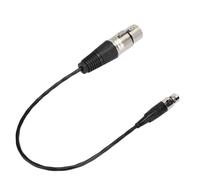 Acouto Câble XLR 3 Broches Femelle vers XLR 3 Broches Femelle pour Appareils Photo/Connexion de Microphone Standard avec Boîtier de Prise en Zinc Pla Câble de MicrophoneCordon de XLRMini vers