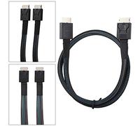 Acouto Cabledeconn SFF-8611 à SFF-8611 Câble de Transmission de Données HDD Haute Vitesse pour Serveur 0 5M Gestion des Câbles Ne Câble de Donnéescâble de Transmission de Donnéescâble de Données