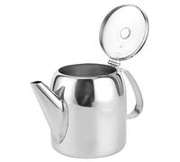 Acouto Cafetière en Acier Inoxydable, Matériau de qualité Supérieure, Conception à Bec Court, Idéale pour une Utilisation à la Maison et au Restaurant, Options de 20 Oz et 32 Oz (20 onces (environ