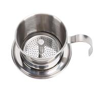 Acouto Cafetière Vietnamienne Portable 200 Ml, en Acier Inoxydable 304 épais, Goutte à Goutte, pour la Maison et les Voyages, Conçue pour être et être une Cafetière vietnamienneCafé Vietnamien