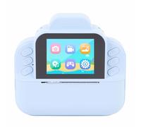 Acouto Caméra à imprimé pour Enfants 2,4 Pouces écran 48MP 1080p 6X Digital Zoom HD Compact CAMEAL Digital avec Impress (Blue)