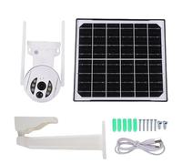 Acouto Caméra de sécurité 4G LTE, Inclinaison Panoramique à 355°, Zoom Intelligent à 90°, Caméra Extérieure avec Panneau Solaire 8 W, Batterie 8 000 MAh, pour la sécurité de la Maison,