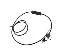 Acouto Caméra Endoscopique USB de Type C en 1, Objectif 3,9 Mm avec 6 Lumières LED Réglables pour l'inspection Industrielle et Les Besoins de Plomberie (Cordon Souple de 1 mètre)