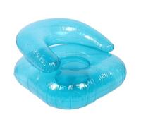 Acouto Canapé Gonflable PVC Transparent Ergonomique Chaise Gonflable pour Chambre Intérieure Balcon Jardin Extérieur Piscine Détente Bleu CONCEVEZ Votre Améliorez Notre Espace Chaise