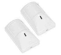 Acouto Capteur de Mouvement PIR Filaire, Double Détecteur Infrarouge avec Technologie d'immunité aux Animaux pour Système D'alarme de sécurité Domestique, Grand Angle 90, Portée de 8 M, (2PCS)