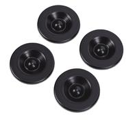 Acouto Capuchons Anti-poussière de Moyeu de Remorque, Couvercles de Graisse en Caoutchouc, Protection de Roulement Robuste, 4 Pièces pour Roues de 2000 à 3500 LB, Camping-Cars et Remorques