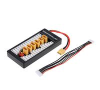 Acouto Carte Adaptateur de Charge Parallèle de Batterie LiPo 2-6S, Plaque d'équilibre de Prise XT60 pour Imax B6 B6AC, Peut être Combinée pour, il en Utilise Trois Lorsque Le Circuit Est en Charge