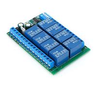 Acouto Carte de Module de Contrôle Programmable de Relais à 8 Canaux DC 12V, Relais 40MA 2 67MA 95MA 12MRelais DC 12VRelais à 8 CanauxCarte de RelaisModule de RelaisRelais