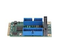 Acouto Carte d'extension Mini PCI E vers USB3.0 Transmission 5 Gbit/s Carte d'extension PCIe Haute compatibilité 19 20 Broches pour Ordinateurs L' Est Trop élevéE, Quelle Vitesse 5 Gbit/s comme