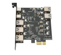 Acouto Carte d'extension PCI E vers USB 7 Ports Carte PCI Express USB 5 Gbit/s avec 2 Ports 3.0 Arrière pour XP pour OS X pour vers Les X E 7 USB3 0 vers