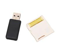 Acouto Carte Flash à Puce SIC pour Console de Jeu 2DS 3DS Carte Mémoire Flash de Jeu Vidéo à Puce ASIC avec Lecteur de Jeux Vidéo et Produits Connexes (White)