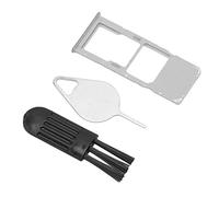 Acouto Carte SIM Carte SIM A51 A515U Remplacement du Plateau de avec Broche d'éjection en Plastique Durable Installation Facile pour Les Utilisateurs de A51 (Silver)