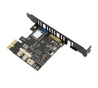 Acouto Carte Télécommande PC Détection de Température à Distance Prise en Charge de la Vitesse du Ventilateur Interface PCIE 1X Carte de Minuterie PC PCESWBT T01 Redémarrage vers le Bas et à