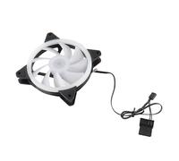 Acouto CASE d'ordinateur Ventilateur 1200rpm Double LED 12cm RGB PC CASE SILENT VAN 30000H VIE POUR ORDINATEURS DEUR LA CORDE D'ORDINE