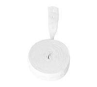 Acouto Ceintures Découpables, Bande élastique Tissée pour Projets de Bricolage, Bande en Caoutchouc de 5 M pour Accessoires Vestimentaires (WHITE)