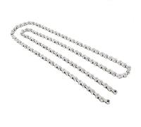 Acouto Chaîne de Galvanoplastie à Vitesse Variable pour Vélo de Montagne, Accessoire de Cyclisme), Chaîne de Couleur Ordinaire à la Place, Antirouille, Haute qualité, Naturel (Vitesse unique (pas