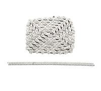 Acouto Chaîne de Galvanoplastie à Vitesse Variable pour Vélo de Montagne, Accessoire de Cyclisme), Chaîne de Couleur Ordinaire à la Place, Antirouille, Haute qualité, Naturel (9 vitesses 27