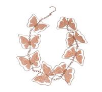 Acouto Chaîne de Pluie Papillon en Métal, Bec de Descente Décoratif Extérieur Suspendu, Attrape-Pluie de Drainage, Ajoutant Une Décoration Papillon à Votre mélodie [Exquis pour Les Caractéristiques