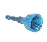 Acouto Chanfrein d'ébavurage à 3 Cannelures avec Lames en Carbure Outil de Chanfreinage Externe pour l'élimination des Bavures pour Métal Fibre de Verre Conception de Flûte en Plastique Dur Outil