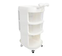 Acouto Chariot de Rangement pour bébé Chariot Utilitaire Roulant Pliant Organisateur de Collations Mobile Multifonctionnel pour la Cuisine Salle de Bain au de Rangement Il bébé a des Besoins