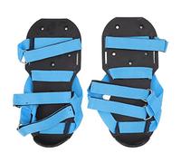 Acouto Chaussures d'Aérateur de Pelouse Chaussures de Scarificateur de Jardin à Pointes d'aération du Sol pour Patio Cour Prairie Bleu pour Renforcer Le Plastique du Plastique 2 Haut au Lieu 'Un