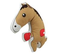 Acouto Cheval Drôle Dessin animé émotion Peluche Poupée Animal en Peluche Cheval Oreiller Boxe Mignon adapté aux Petits Enfants Peut Doux Drôle pour la Chambre Confortable Est pour Le (de Boxe)