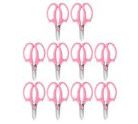 Acouto Ciseaux de Jardin en Acier Inoxydable, Cisailles Ergonomiques pour la Taille des Plantes, Poignée Confortable, Lame de 5 Cm pour le Jardinage et les Travaux Floraux (10PCS)