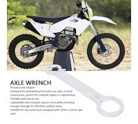 Acouto Clé D'essieu 22 Mm X 32 Mm, Outil de Retrait de L'essieu Avant et Arrière de Moto avec Surface Chromée, pour FE 350 TE 300i 701 FC 450